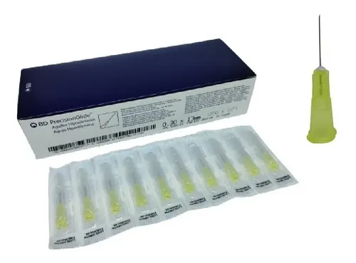 Agulha Descartável 13x0,30mm 30g X 1/2 100 Unidades - Bd