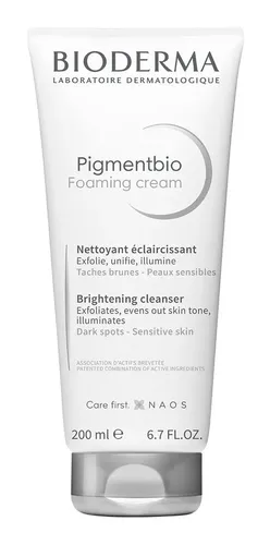 Bioderma Pigmentbio Foaming Cream Higiene Clareadora Para Rosto E Corpo 200ml Todo Tipo De Pele Dia/noite