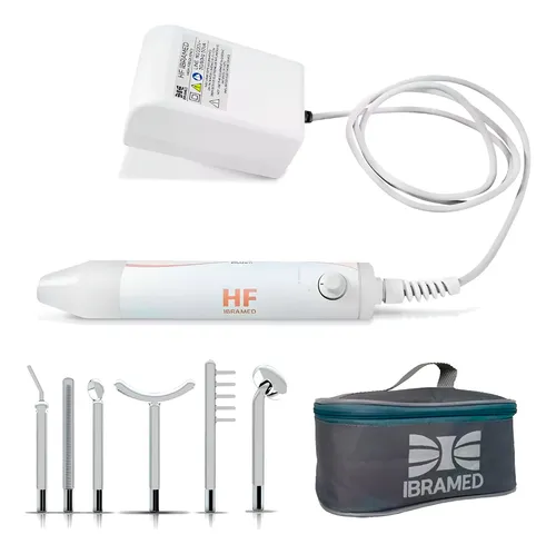 Hf Ibramed Portatil Alta Frequencia Com 6 Eletrodos